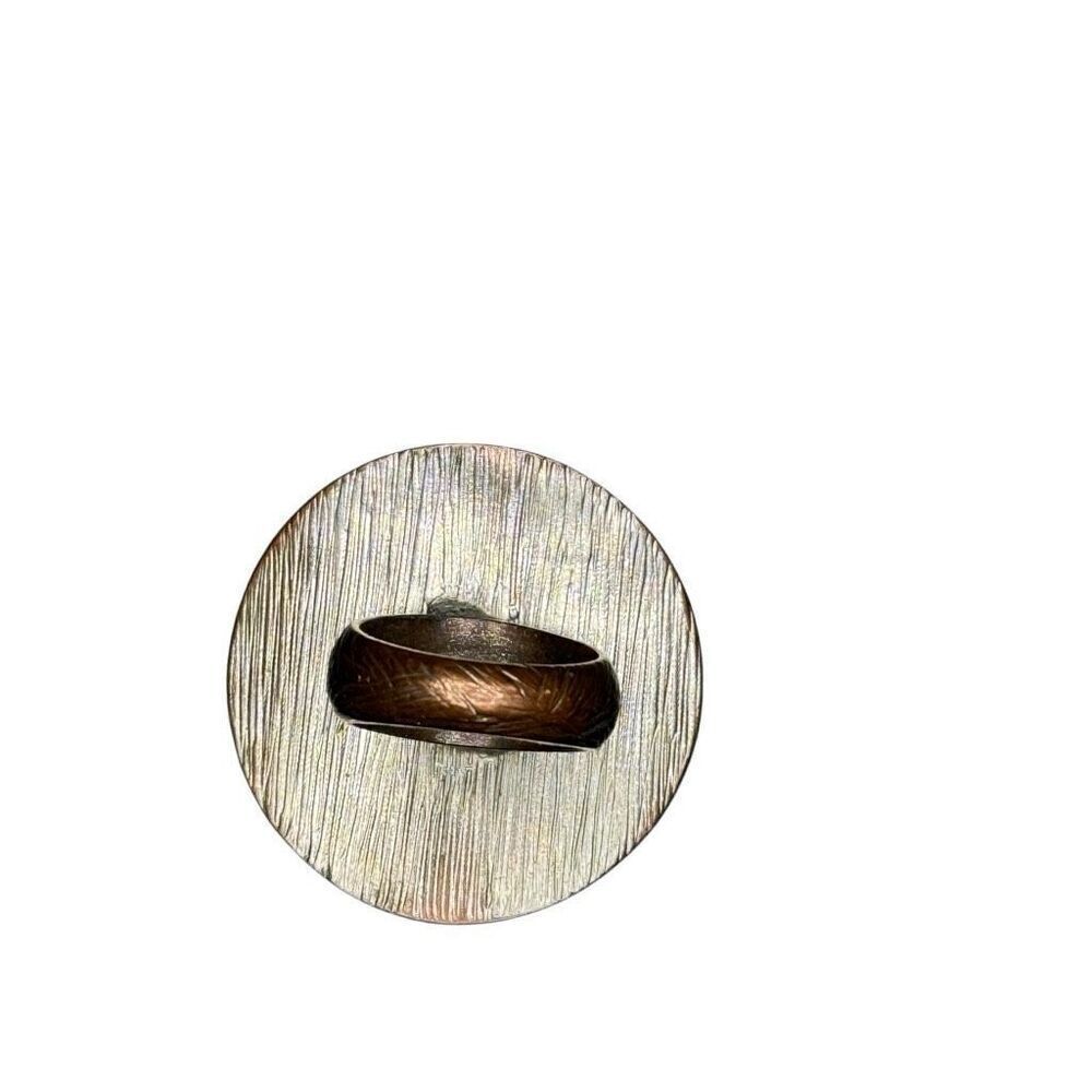 Cache silver plate ring- size 7 - Picture 3 of 3